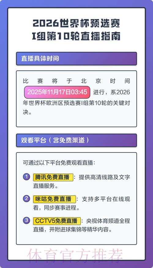 2026世界杯赛事直播平台全面推荐指南 2026世界杯赛事直播平台全面推荐指南